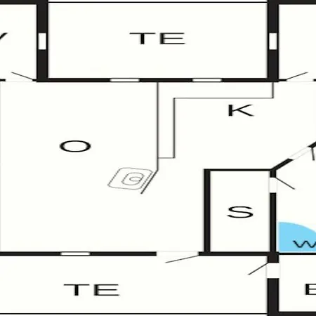 度假居 6 Person In Knebel-by Traum 克内贝尔